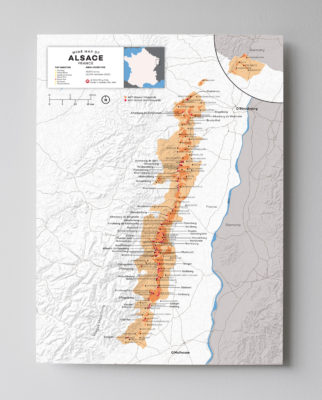 Alsace Grand Cru Wine map by Wine Folly