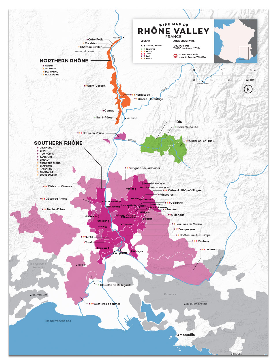 Guide to Cotes du Rhone Wine and Châteauneuf-du-Pape