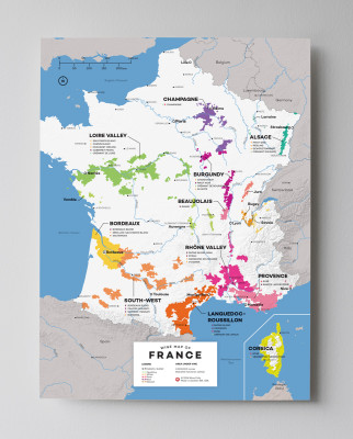 wine maps of france