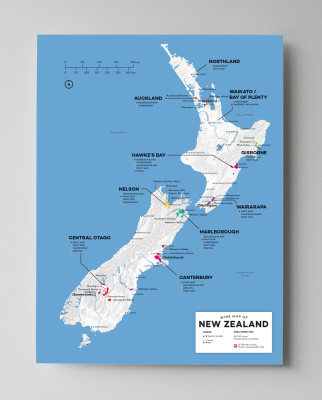 new zealand wine maps