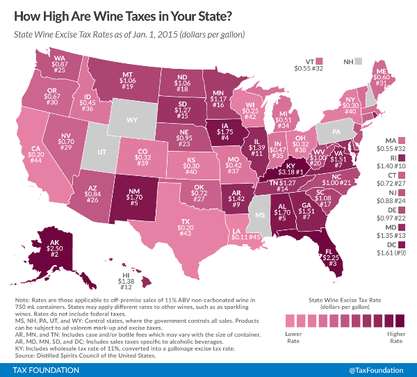 Do You Pay More Wine Taxes in Your Home State?