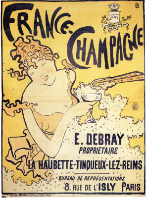 Champagne Poster from the 1890s