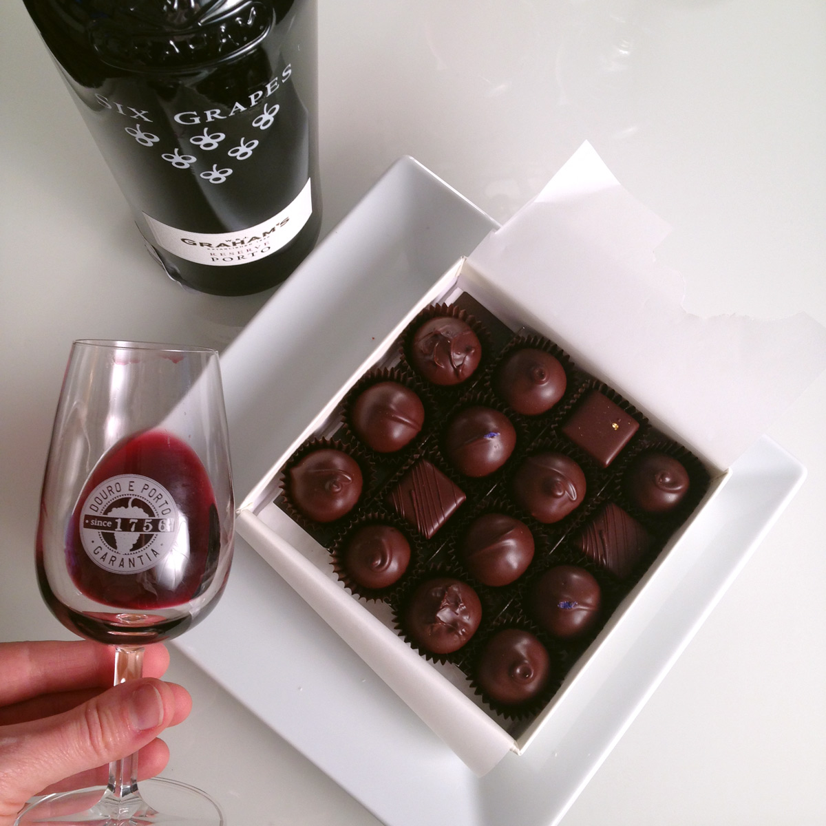 Port and Dark Chocolate Truffle Pairing