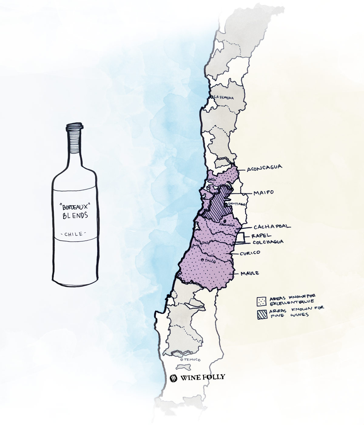 Chilean Red Blends Best Wine Map 