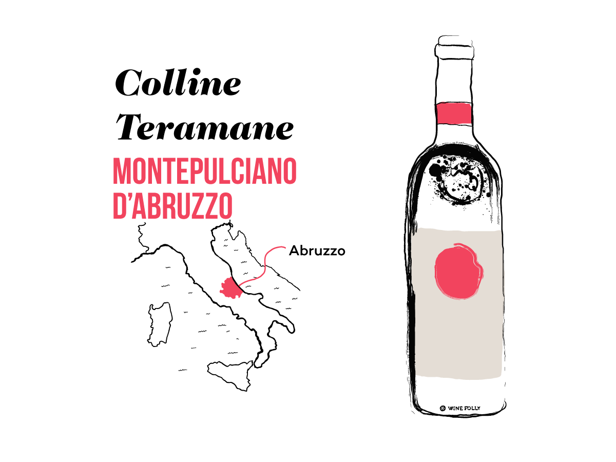 Colline-Teramane-illustration-winefolly