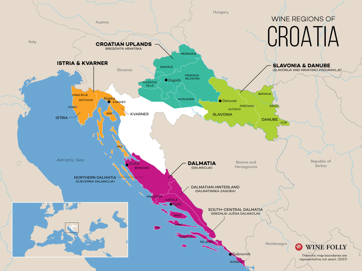 Primorska Hrvatska - Croatian Wine Region