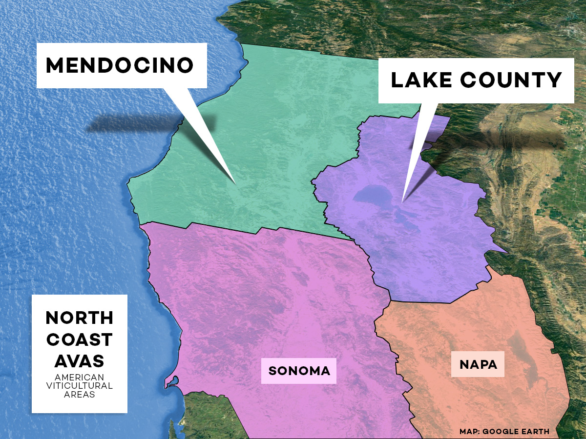 north coast map