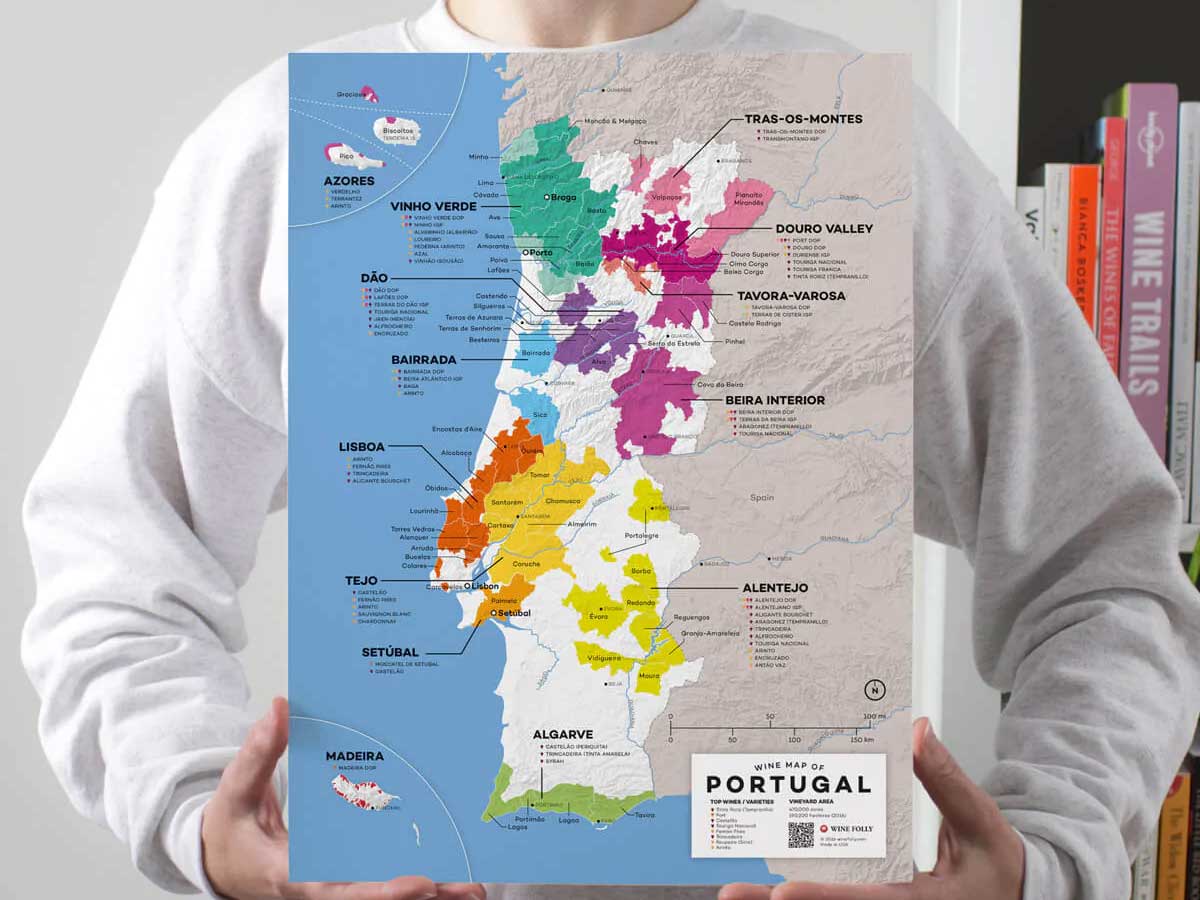 Wine Folly Map of Portugal wine region