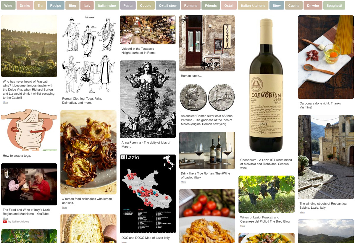 Roman Wine Pinterest Board by Wine Folly