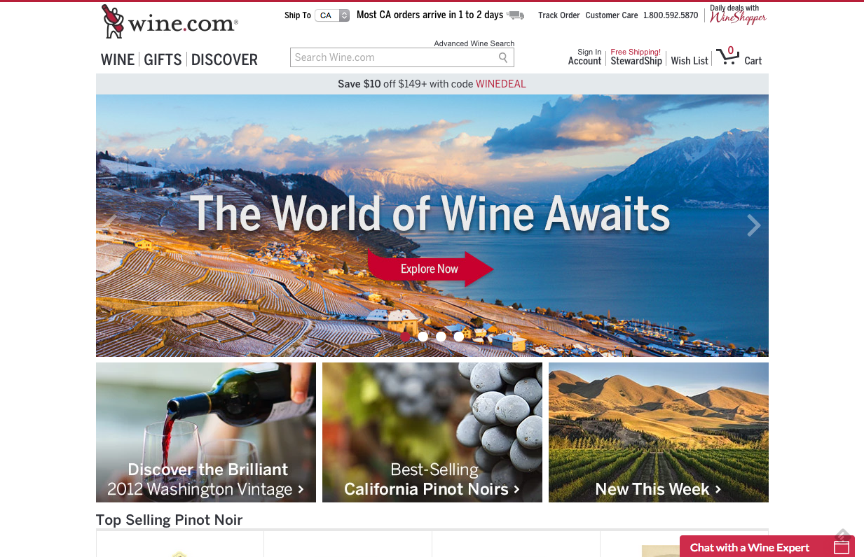 wine.com review buy wine online