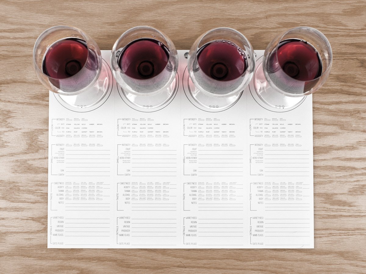 wine tasting notes