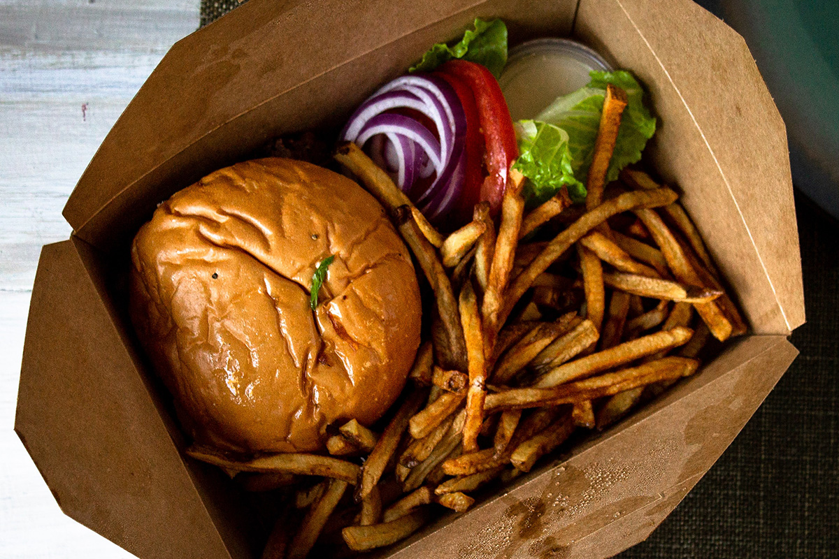 Cheeseburger takeout