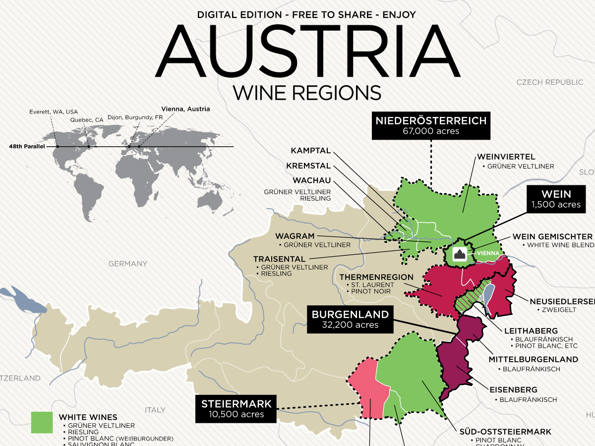 Austria Wine Map Excerpt 