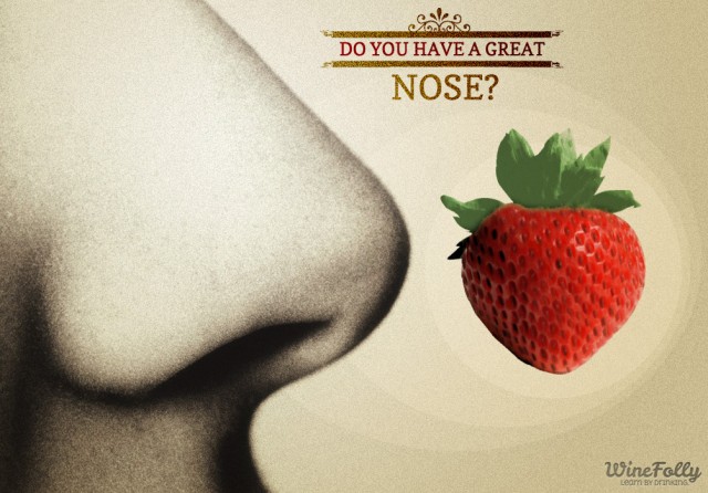 big-nose-profile-strawberry-old-time-illustration