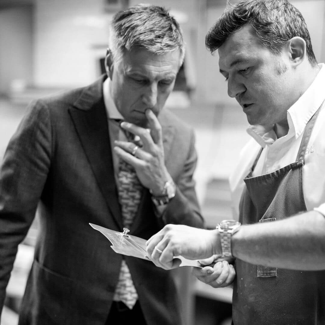 Bobby Stuckey at the 13th Annual White Truffle and Barolo Dinner.