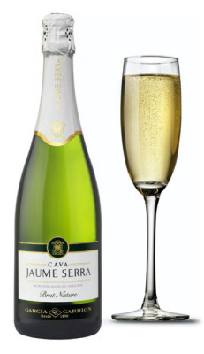 Champagne in a Glass Cava Jaume Serra Cristalino