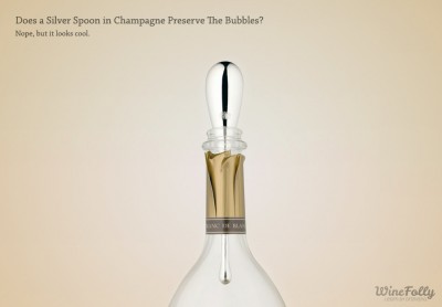 A Champagne Spoon by Ruinart to Preserve Bubbles