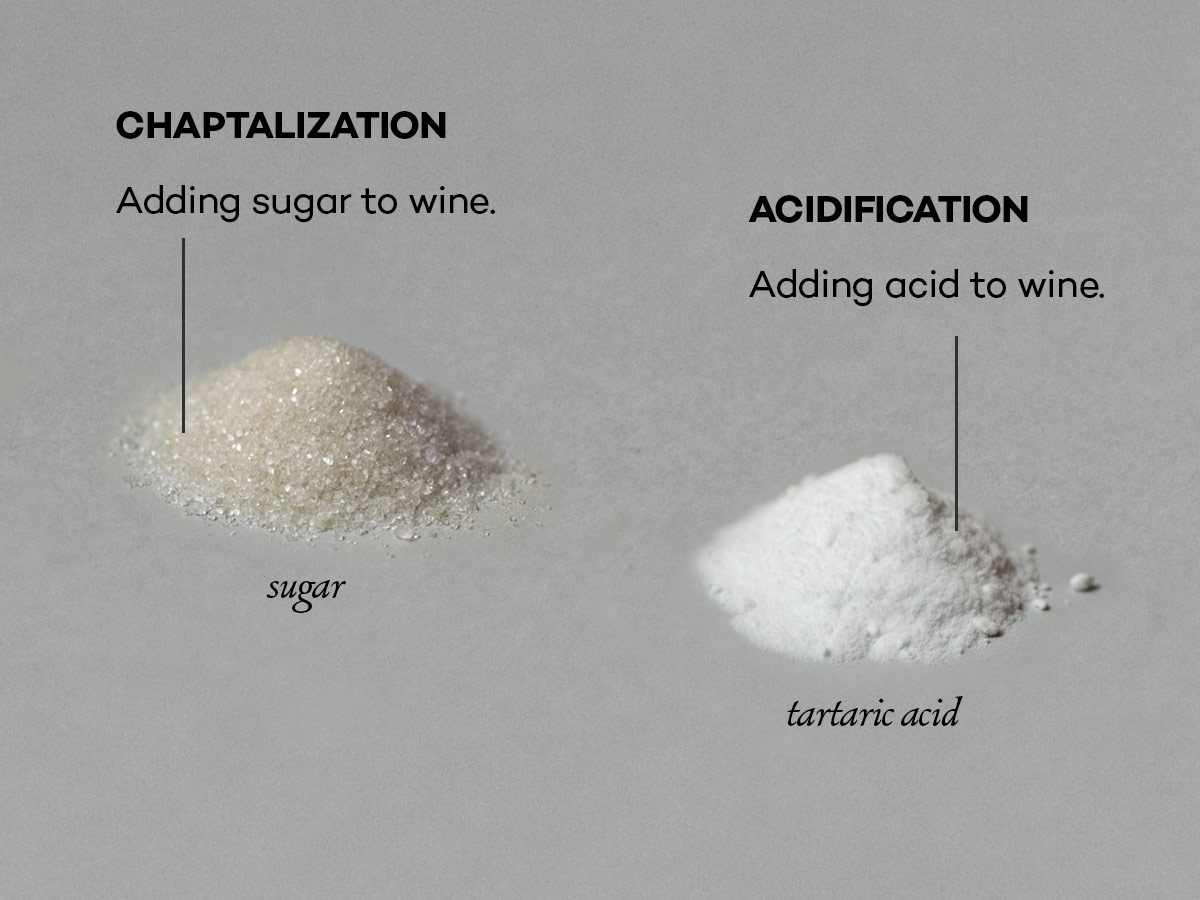 tartaric acid in wine