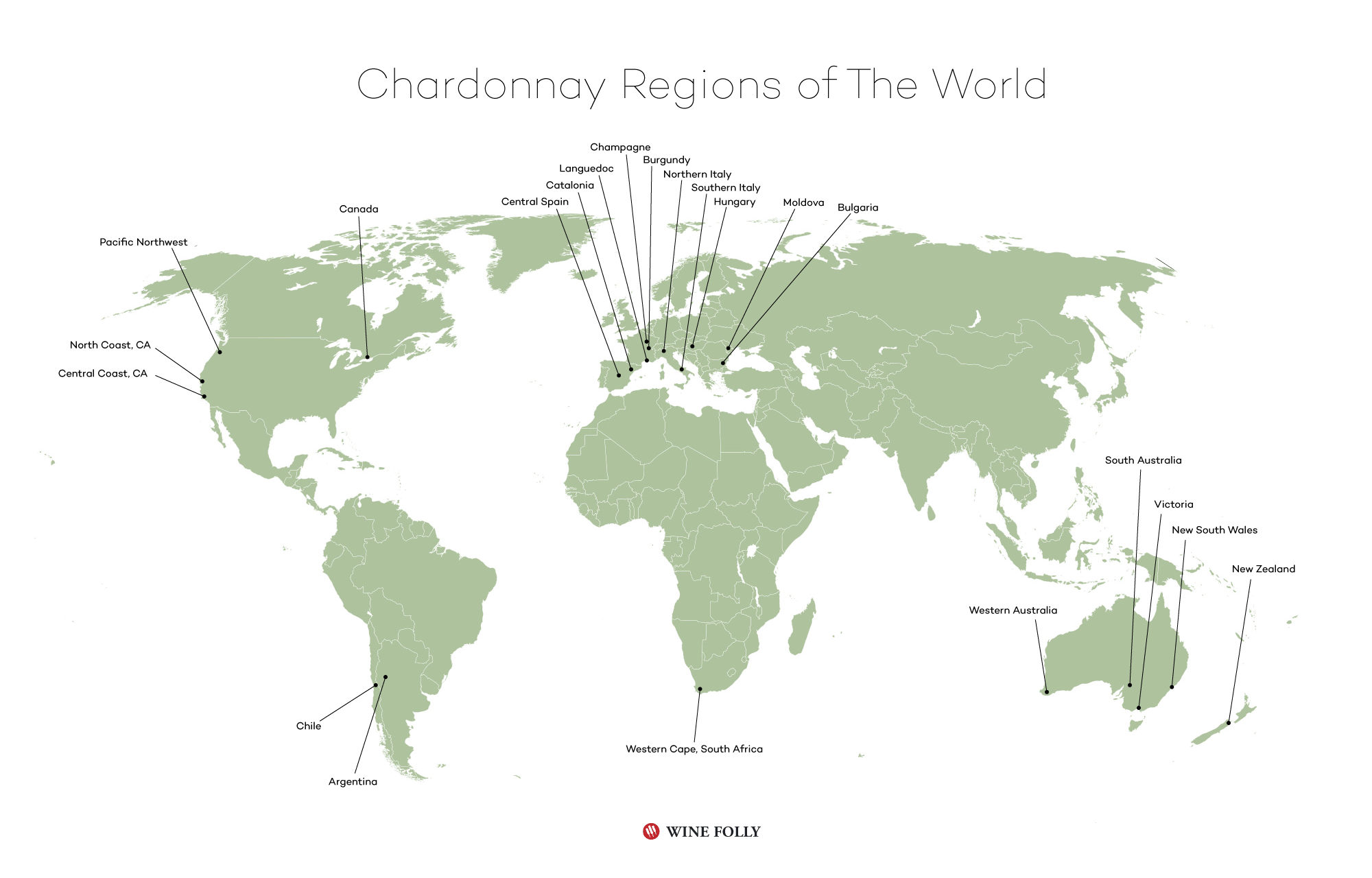 regional wine maps of the world