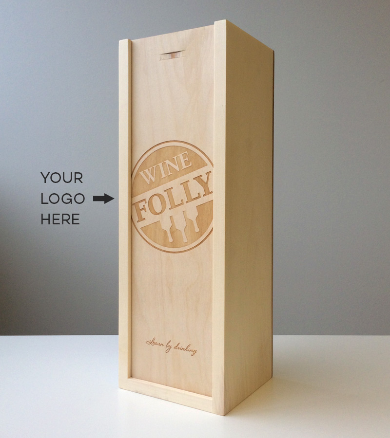 Premium Custom wood cut wine boxes
