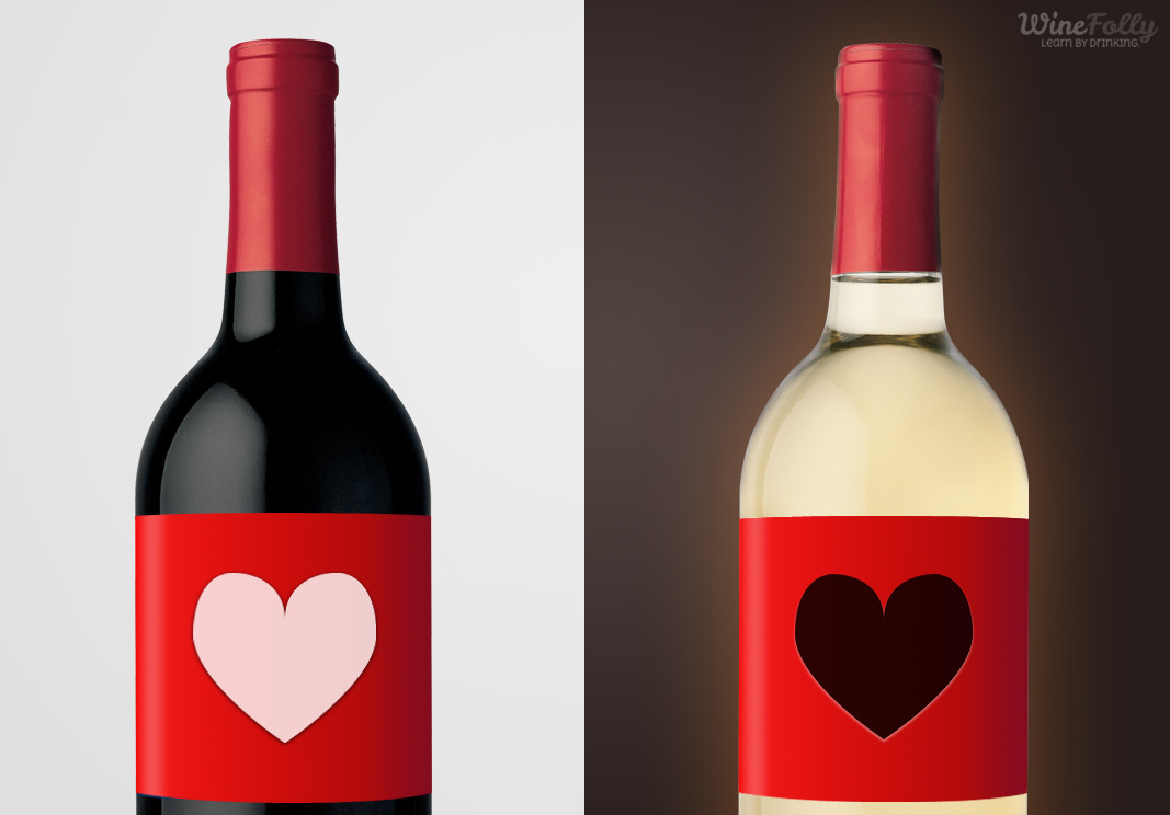 Hearts Wine & Sparkling Wine Labels