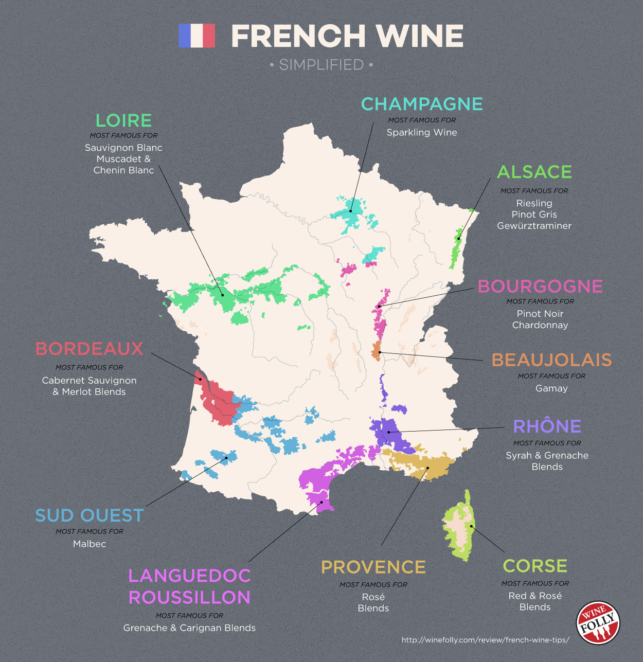 Wine Region Maps Printable