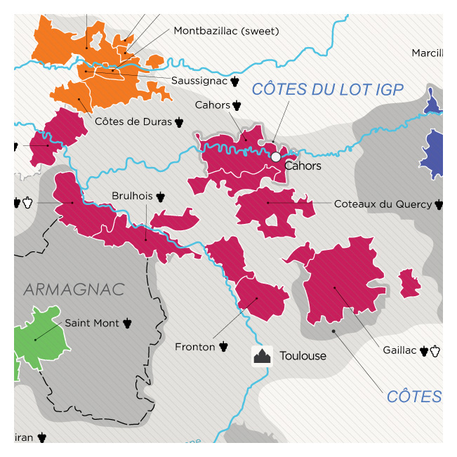 garonne river map