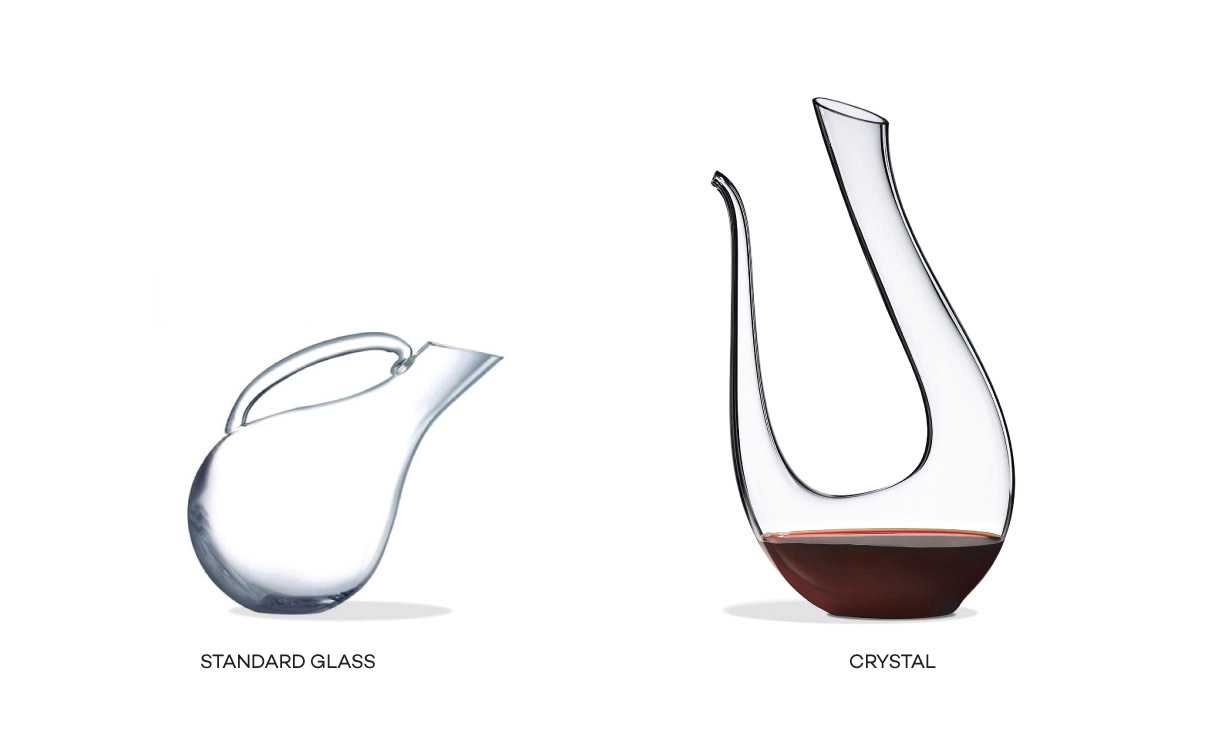 Standard Glass vs Crystal Decanters