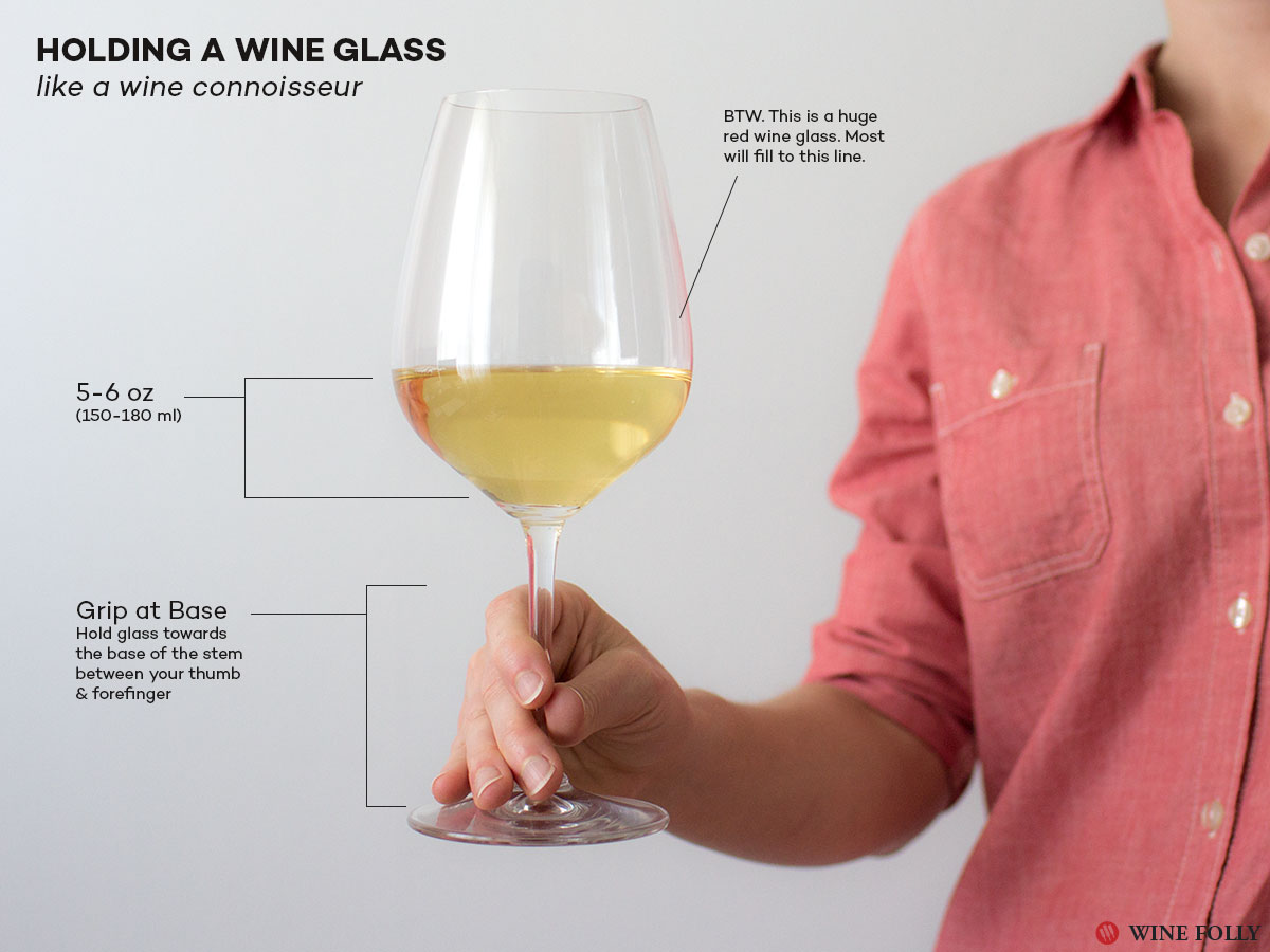 How to Hold a Wine Glass Civilized