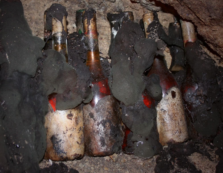 Hungarian Tokaji Cellar with Black Mold