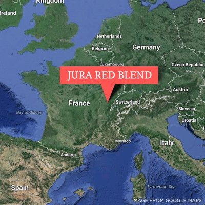 Jura 18 grape red blend wine