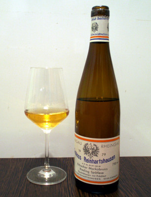 old German Riesling in a glass