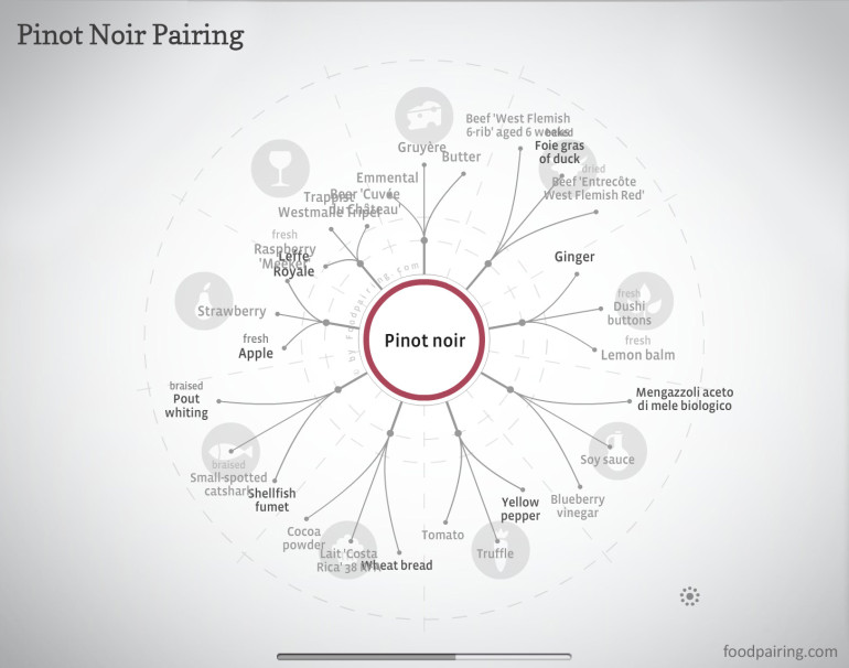 Pinot Noir Food Pairing