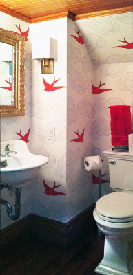 Powder Room prep large party dinner ideas