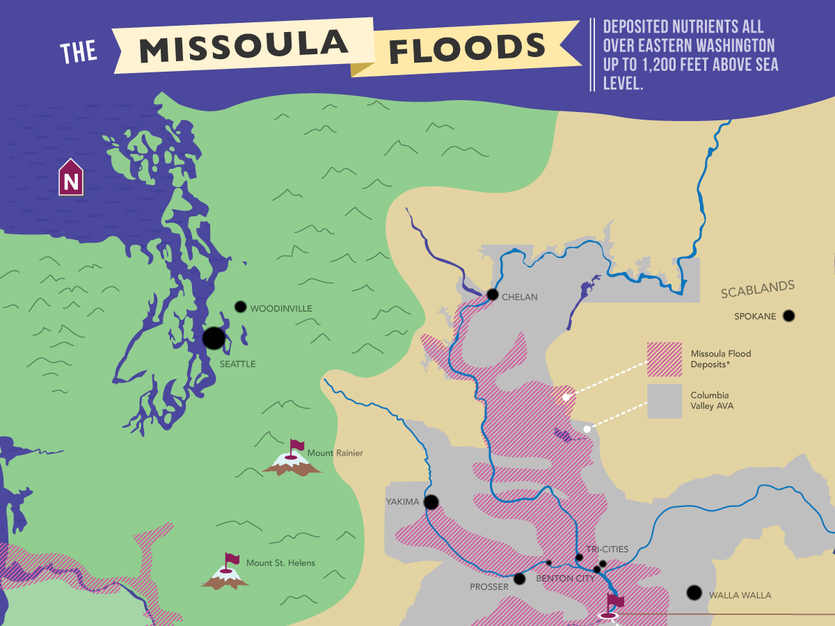 Gigantic Floods Made Washington Wine Country Wine Folly
