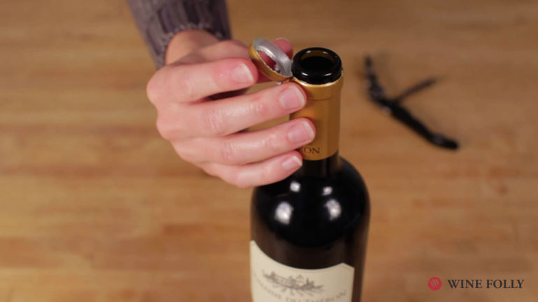 Verona wine bottle cork trick 