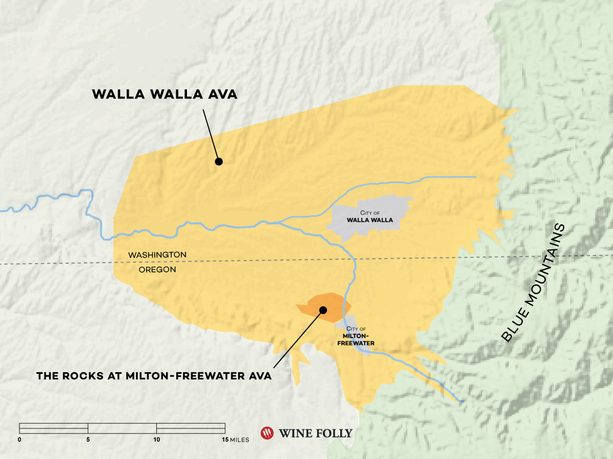 walla walla winery map Get To Know Walla Walla Wine Wine Folly walla walla winery map