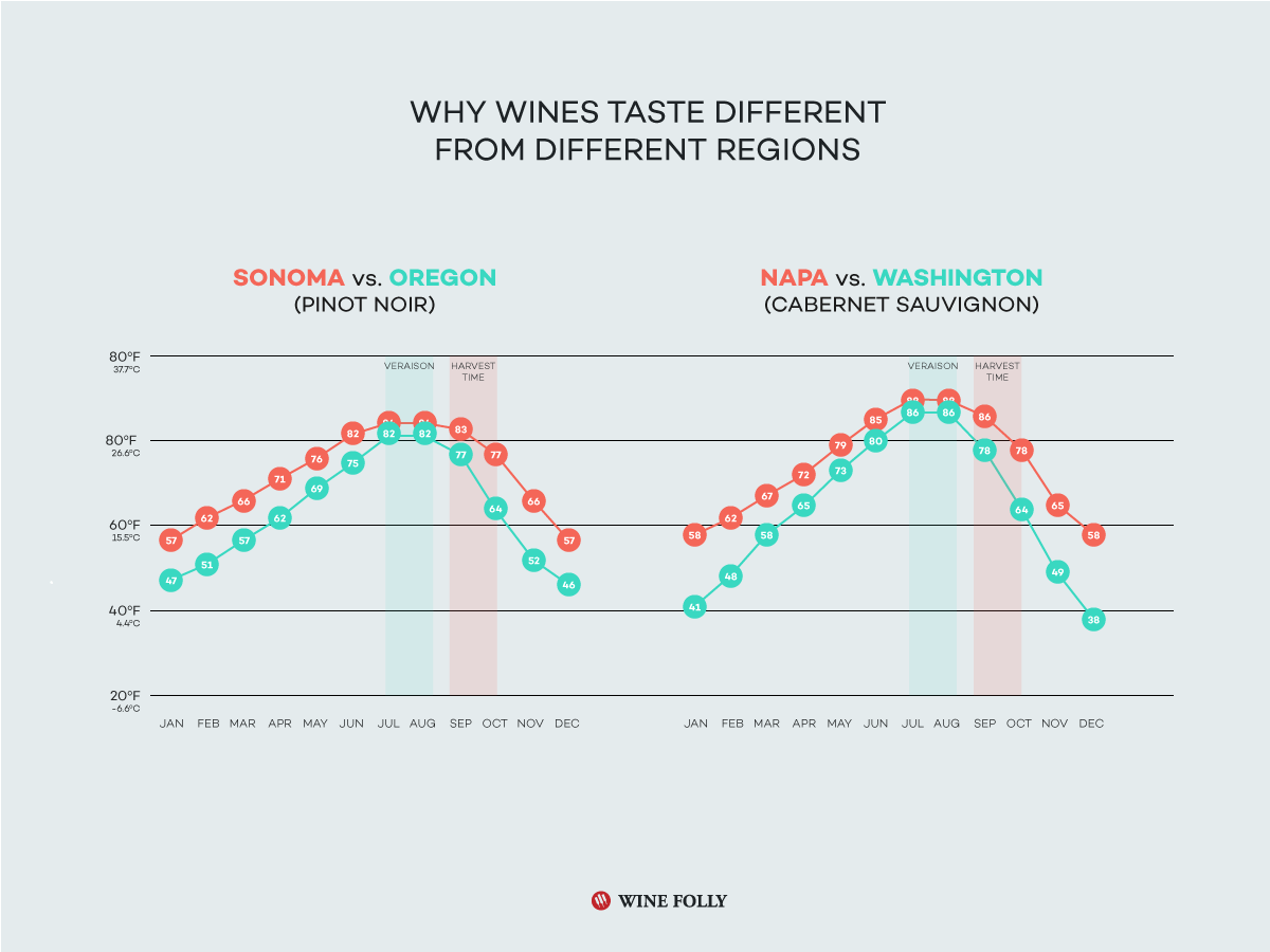 Wine Grape Ripening Chart