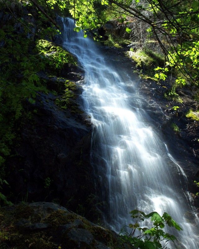 The waterfall lives by the 50 in between Lake Tahoe & Placerville, CA