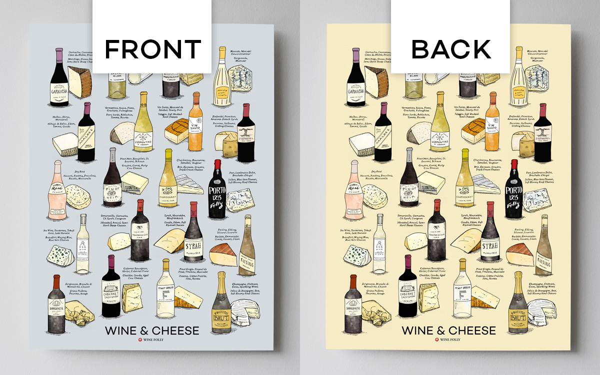 Red Wine Cheese Pairing Chart