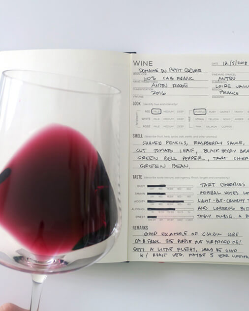 Great Notes Make Great Wine Knowledge