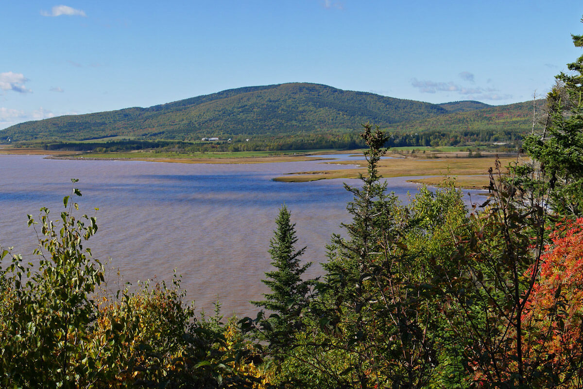 The picturesque Bay of Fundy. 